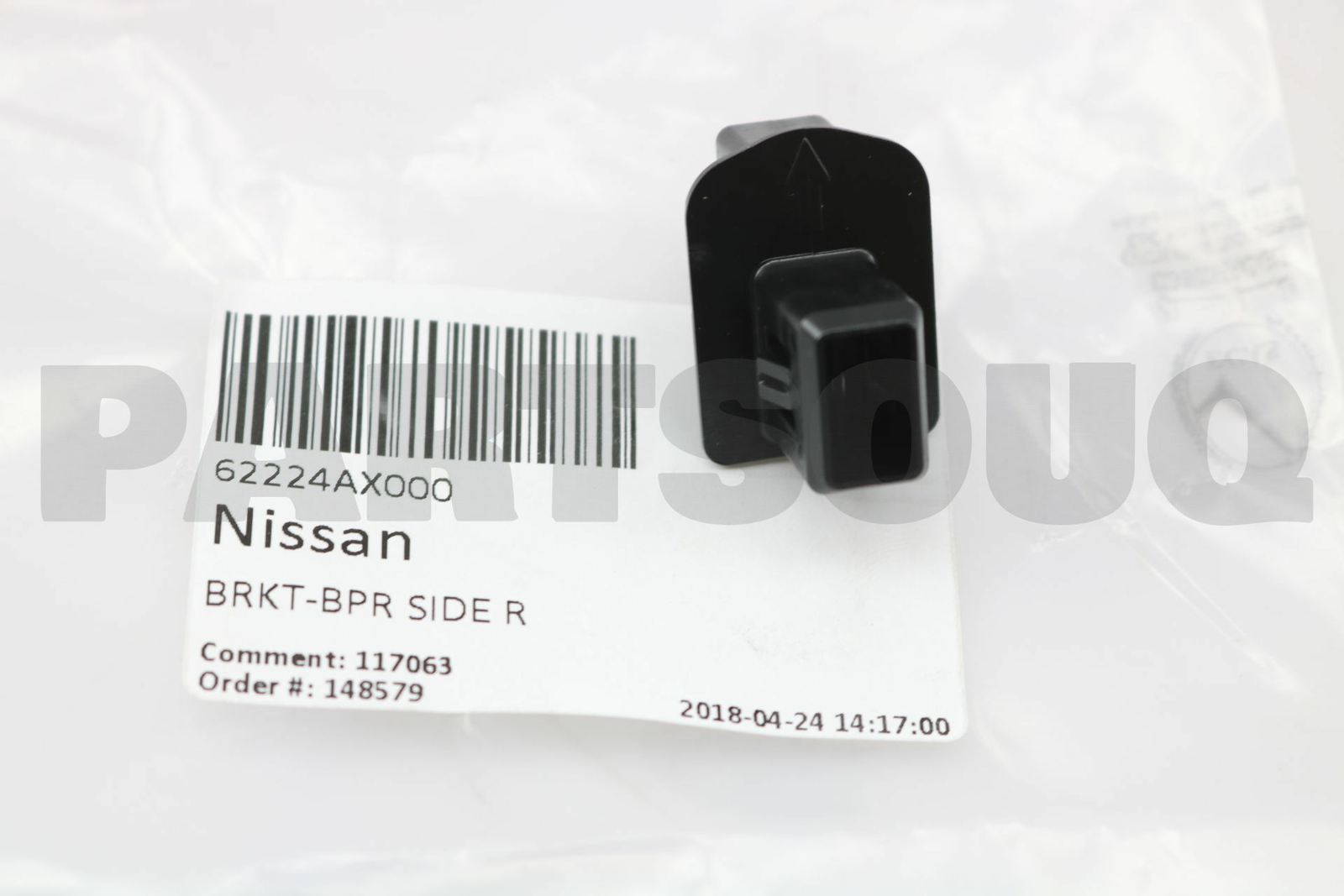 62224AX000 Genuine Nissan BRKT-BPR SIDE R 62224-AX000 | eBay