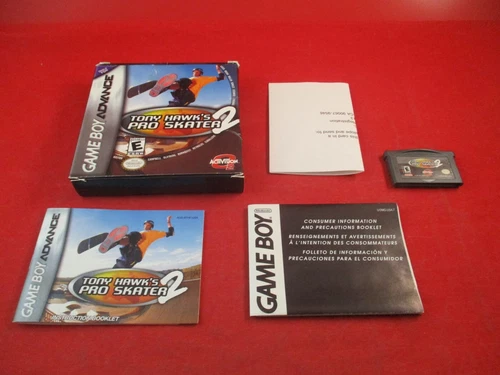 Tony Hawk's Pro Skater 2 Nintendo Game Boy Advance 2001 COMPLETE w/Box manual #H
