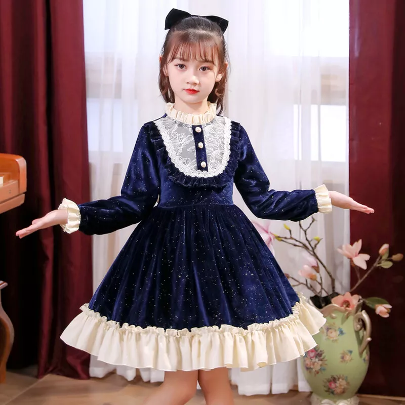 New Elegant Wedding Kids Formal Occasion Dress for Little Girls Luxury Long  Evening Gowns Children Pageant Party Maxi Dresses - AliExpress