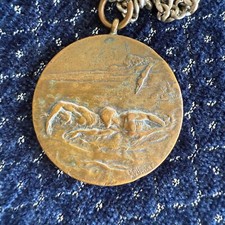 Bronze Metal Swimming Medal