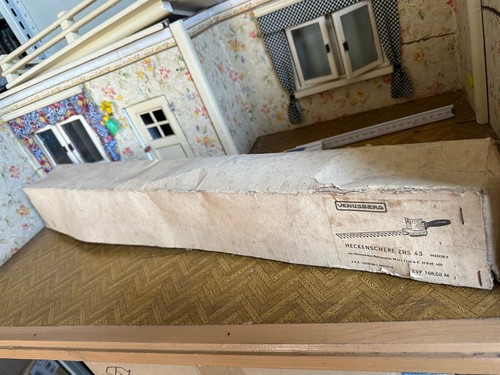 (RB)5025-2819, alte Heckenschere ZHS 43, Ersatzteilspender, Deko