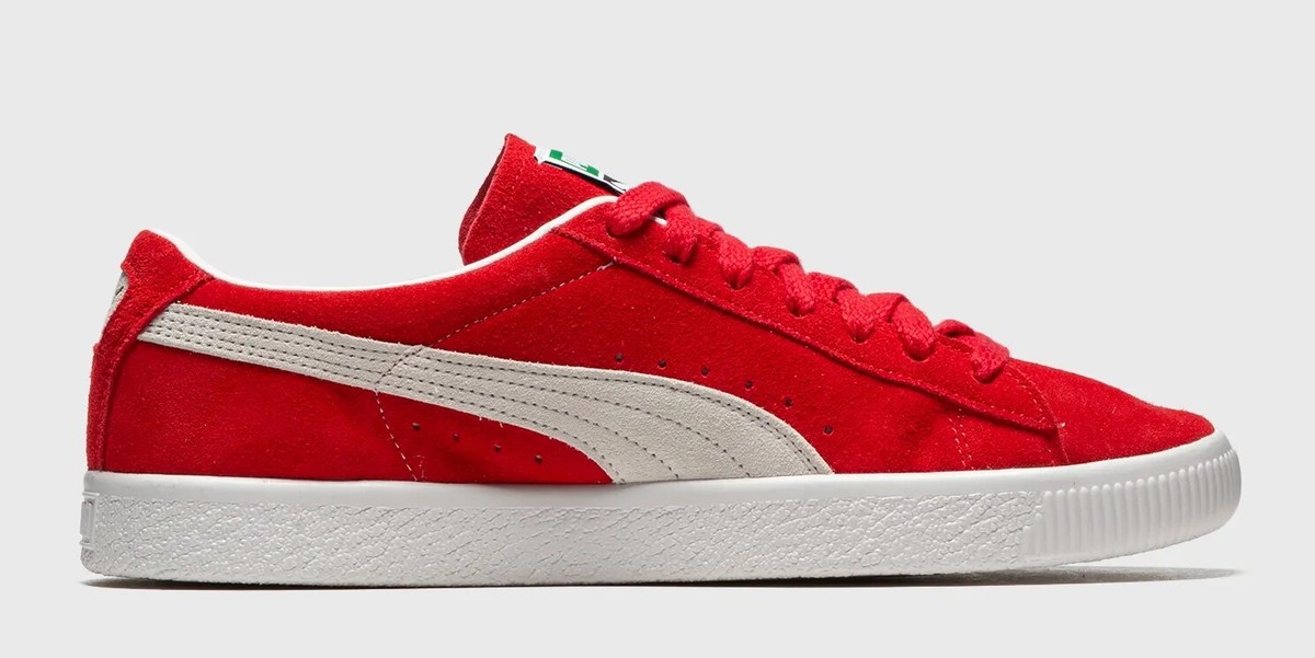 Puma Suede Vintage 'High Risk Red' White 374921-06 Men's 8