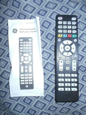 Ge Universal Remote With Manual 33709...33710...33711...34457