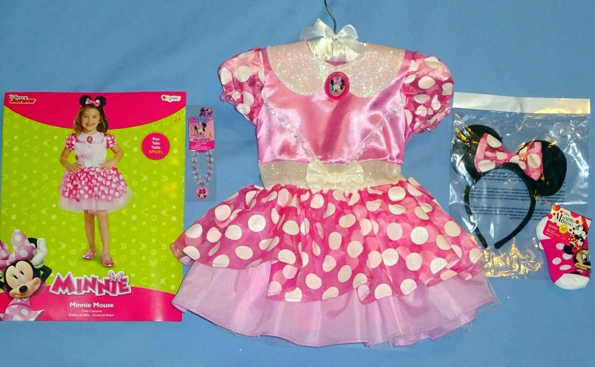 Minnie Disfraz Baby Kids Girls Bow Princess Dress Mouse Ear