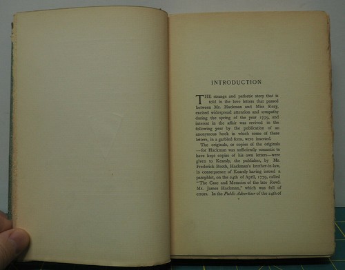 THE LOVE-LETTERS OF MR. H. & MISS R. 1775-1779 ed. Gilbert Burgess 1895 1st NF - Picture 6 of 7