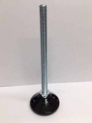 4 x Duschwannenfüße - M8 x 100mm. 40 mm Sockel mit 2 Senklöchern.
