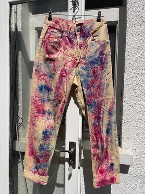 Yellow Paint Splatter Jeans $95 Polo Country Ralph Lauren Boys