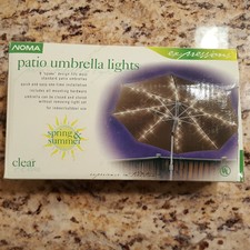 Noma Patio Umbrella Clear Lights Indoor Outdoor 8 Spoke Design Party Wedding 28208870508 Ebay
