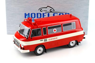 Barkas B 1000 (1965) Ambulance de pompiers MCG 1:18