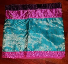 Seventeen "Venus" Boho Pink / Purple / Teal Valance ~ 72"x15" ~ EUC!