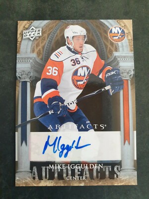 2009-10 Artifacts Autofacts #AFMI Mike Iggulden 