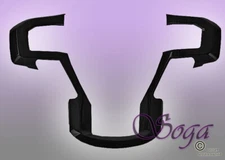 FOR 2015-2020 FORD F150 INTERIOR STEERING WHEEL GLOSS BLACK OVERLAY COVER TRIM @