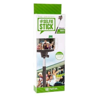 SEALED NEW ReTrak ETSELFB Bluetooth Phone Selfie Stick Handheld 3.2' ft Extender