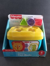 Fisher Price Baby's Toddler First Blocks Fine Motor Curiosity Toys 6 Months New
