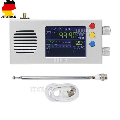 HamGeek TEF6686 Pro Full Band Radio V1.18 Firmware with 3.2'' LCD for SW MW DE