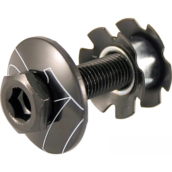 MV-TEK SERIE STERZO 1 CON FILETTO NERO A CUSCINETTI MV-TEK SERIE STERZO 1 CON FILETTO NERO A CUSCINETTI