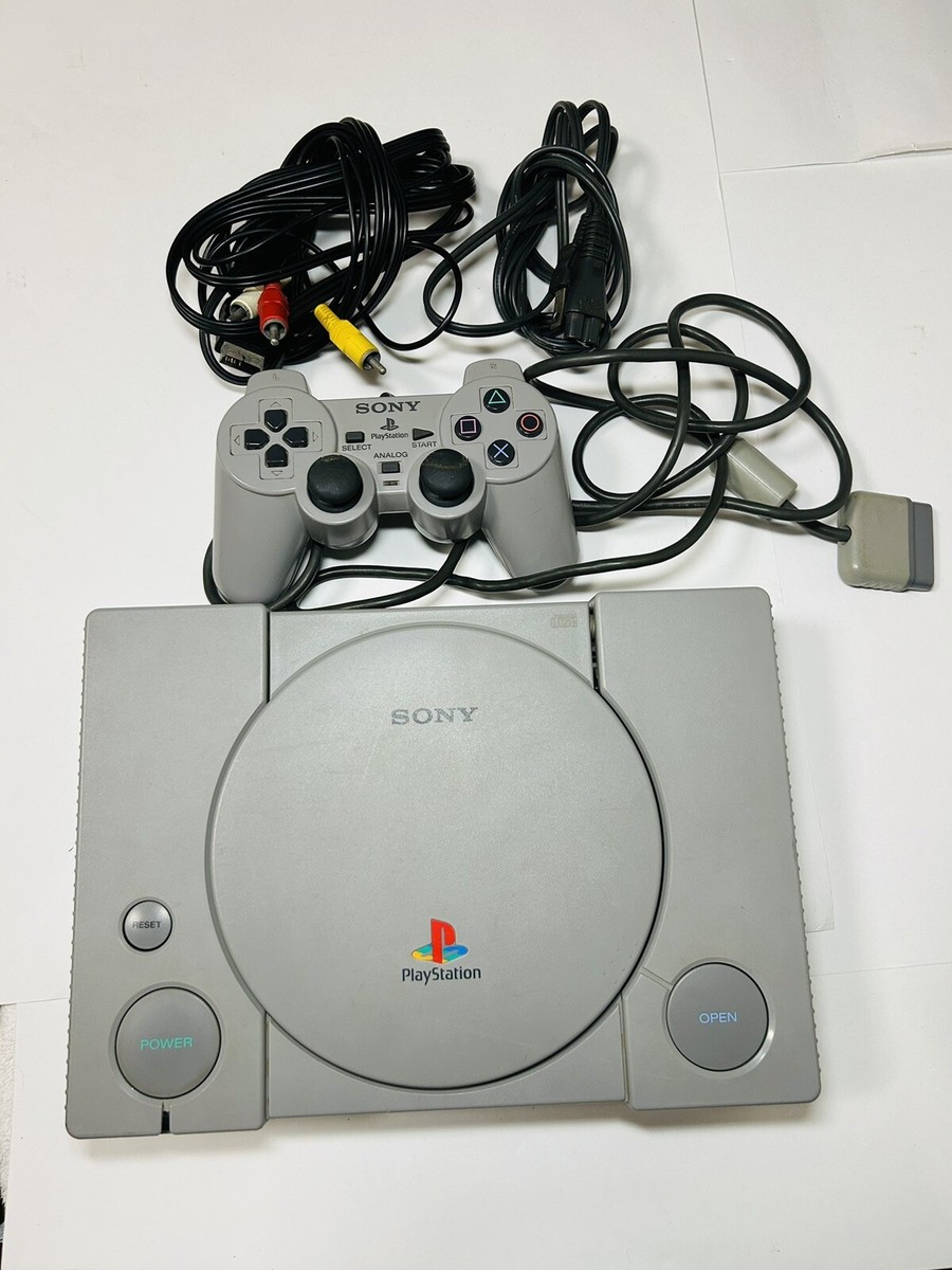 Sony PlayStation 1 PS1 Console SCPH-7000 Controller Cables Set