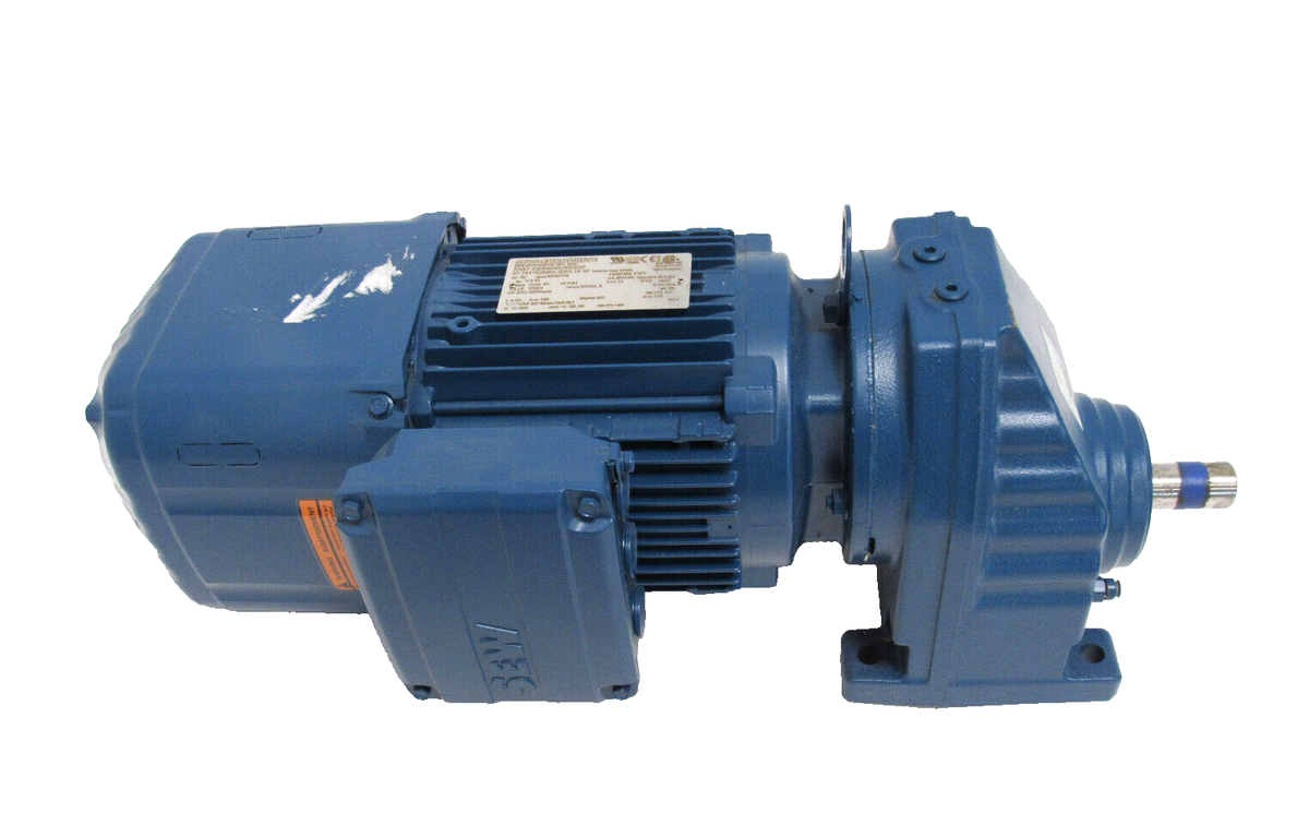 NEW SEW EURODRIVE RX67 DRN90S2/BE2HF GEARMOTOR 4.53:1 2HP