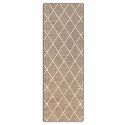 Teppich Teppichläufer Flur Wohnzimmer Schlafzimmer Küche Kurzflor Cosenza Beige - Bild 1 von 4