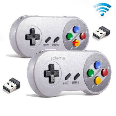 Classic SNES Wireless USB Controller Gamepad For Windows PC MAC Raspberry Pi