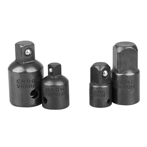 4Pcs CRV Drive Ratchet Socket Adapter Reducer Air Impact Set 3/8" to 1/4" 1/2'' - Picture 4 of 12