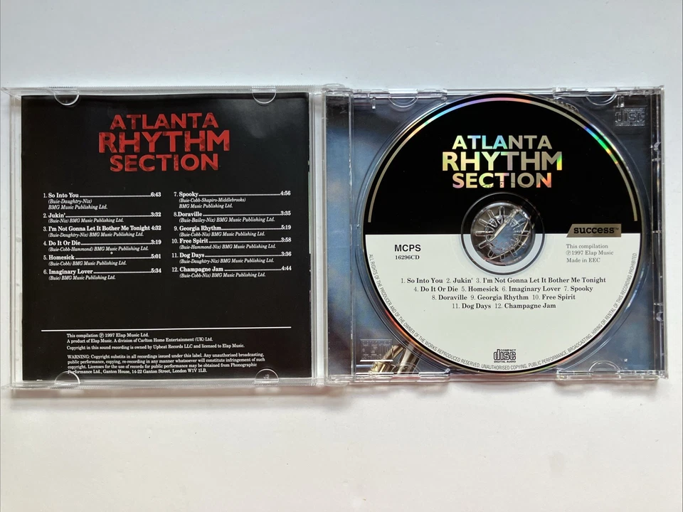 Atlanta Rhythm Section CD -  So Into You - Like New Condition - Image 2 of 2