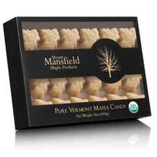Mansfield Maple Organic Pure Vermont Maple Sugar Candy