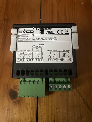 EVCO Temperaturregler, 115-230VAC, EV3B24N9P