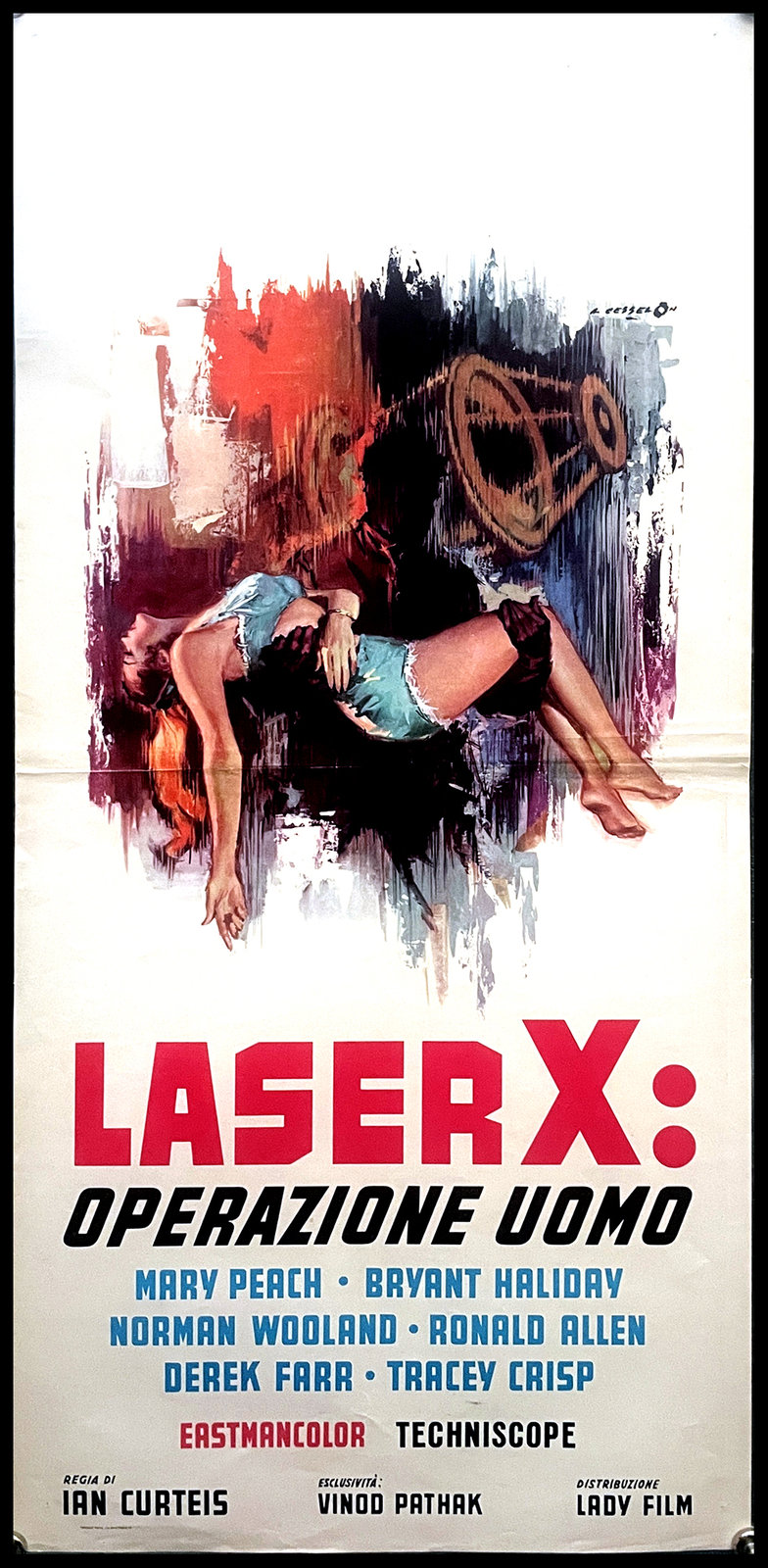 Locandina di Laser X: operazione uomo (1967)