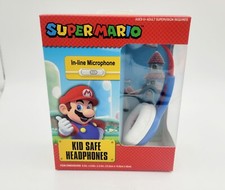 SUPER MARIO Kid Safe Headphones Volume Limiting Age 6