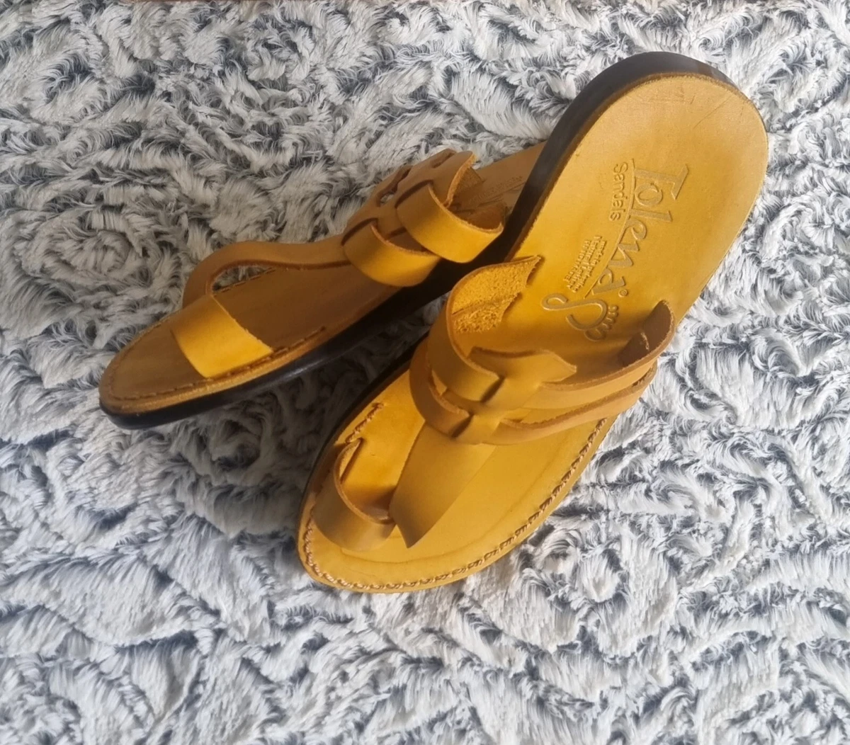 Yellow jesus best sale sandals