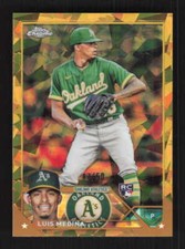 Luis Medina SN 2023 Topps Chrome Update Sapphire Edition Gold Athletics #USCS311