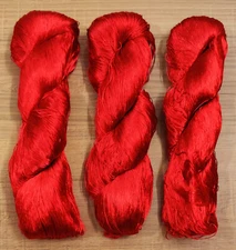  3 Thread Yarn Lace Skeins Knitting Work Reel Silk Fabric 345g Woven Sari