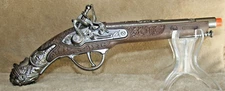 Pirate Gun with Bright Orange Tip Made in Spain by Gonher Highly Detailed