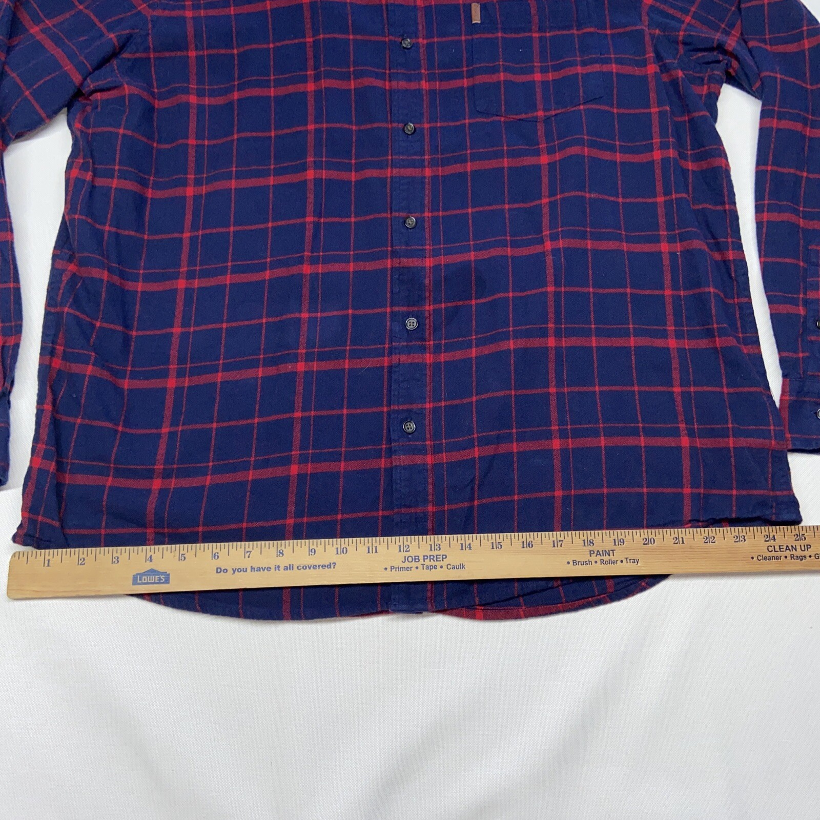 Chaps Performance Blue Long Sleeve Button Up Pock… - image 5