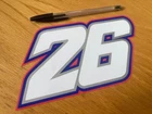 Dani Pedrosa Number 26 Race Number  - (Large) - UK SELLER