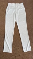 Majestic MLB Men Flex Base Authentic Baseball Pants White Open Bottom 32-37