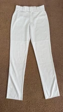 Majestic MLB Men Flex Base Authentic Baseball Pants White Open Bottom 32-37