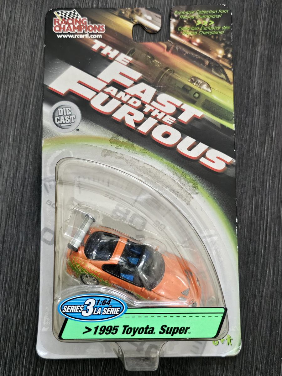 Fast and Furious Racing Champions 1995 Toyota Supra 1:64 Series 3