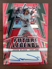 2025 Panini Prospect Edition - FutureSignatures Jacob Wilson Red Prizm #/99