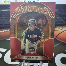 2026 Panini Stars & Stripes Prizm Bobby Witt Jr. Talisman RED PRIZM /199 #24