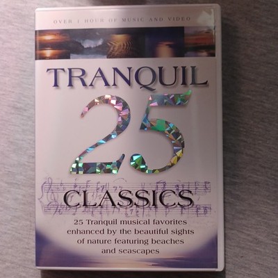 25 Tranquil Classics / Various (DVD) Music Video Nature Beaches Seascapes Calm