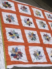 Vintage Hand Made Duvet With Snaps  