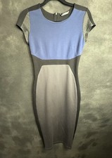 Felicity & Coco Black Bodycon Dress XS Knee Length Party Work Chic Elegant