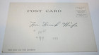 Dederick Bros Squished Letter Puzzle c1906 Postcard PRETTY WOMAN JILTED LOVER — photo 2