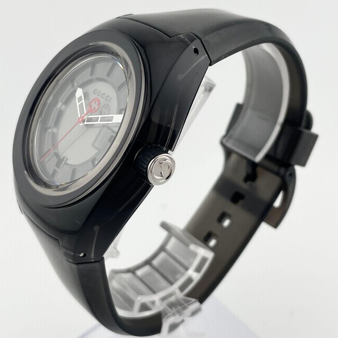 Running Gucci Logo Interlocking Sync Date Watch - image 4