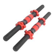 .40cm Dumbbell Bars Weight Lifting Dumbbell Handles With 4Pcs Nuts Fitness
