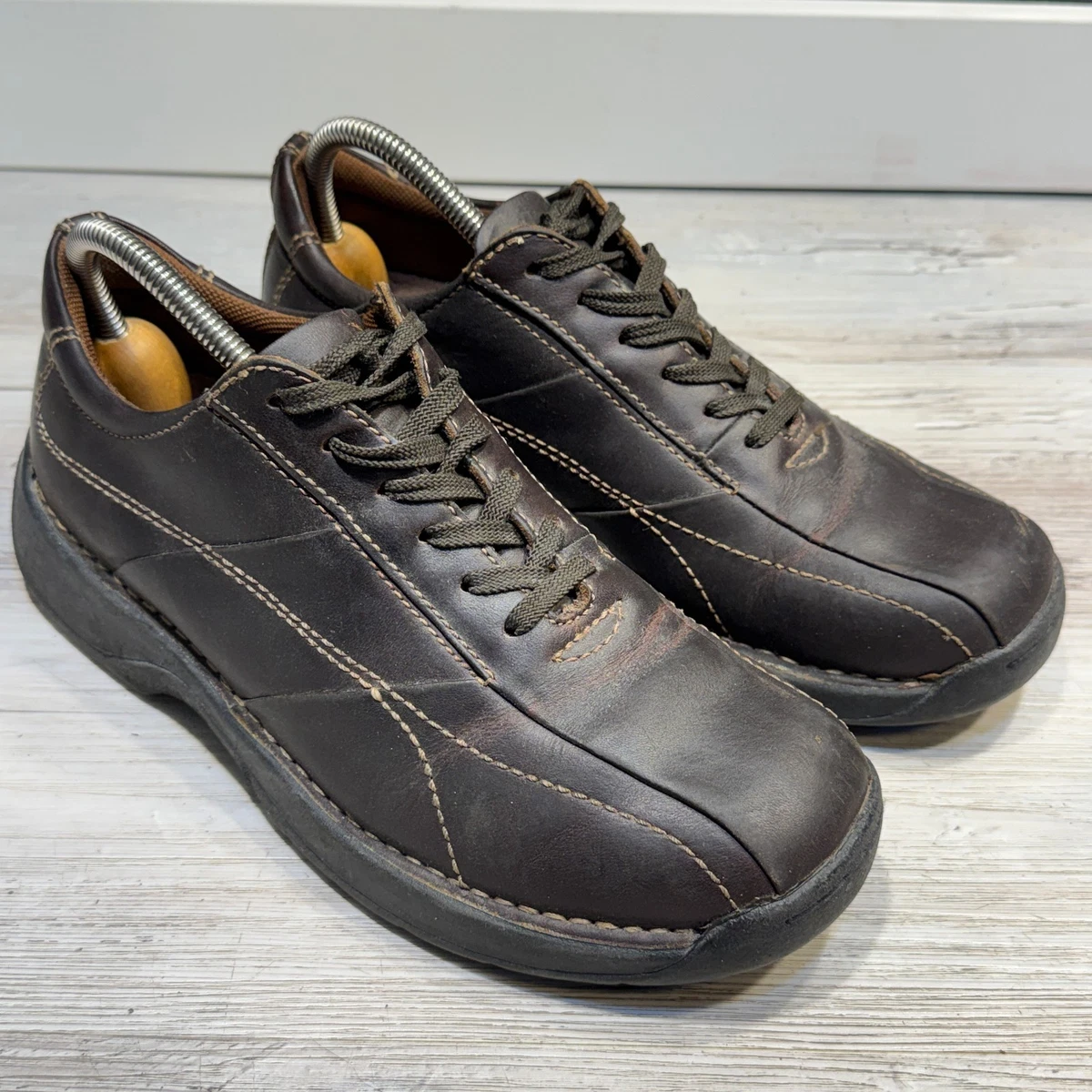 Vintage Y2K GBX Juice Leather Casual Shoes Brown Men\'s Size 12 GBX M Brown Casual Shoes for Men for sale | eBay main image 2