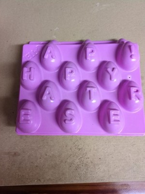 Jell-O Jigglers Happy Easter Gelatin Mold Purple Eggs (2) ~ RARE ~ SHIPS FAST
