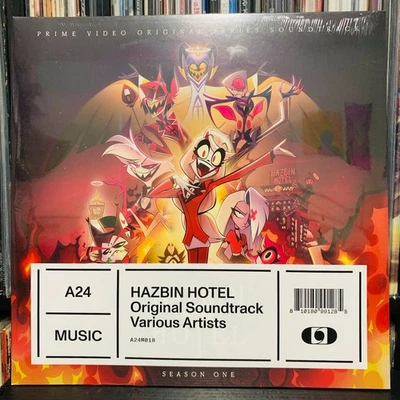 Hazbin Hotel - Original Soundtrack Season One Grape Ghost Vinyl LP New Sealed • 79.99$